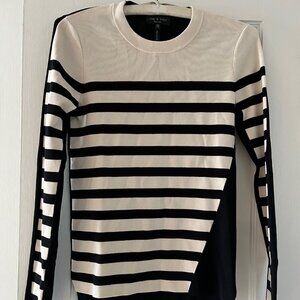 Rag & Bone Black and White Top